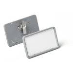 Durable 8130 10 Clip-Card W.Combi-Clip Landscape 40 X 75mm Grey